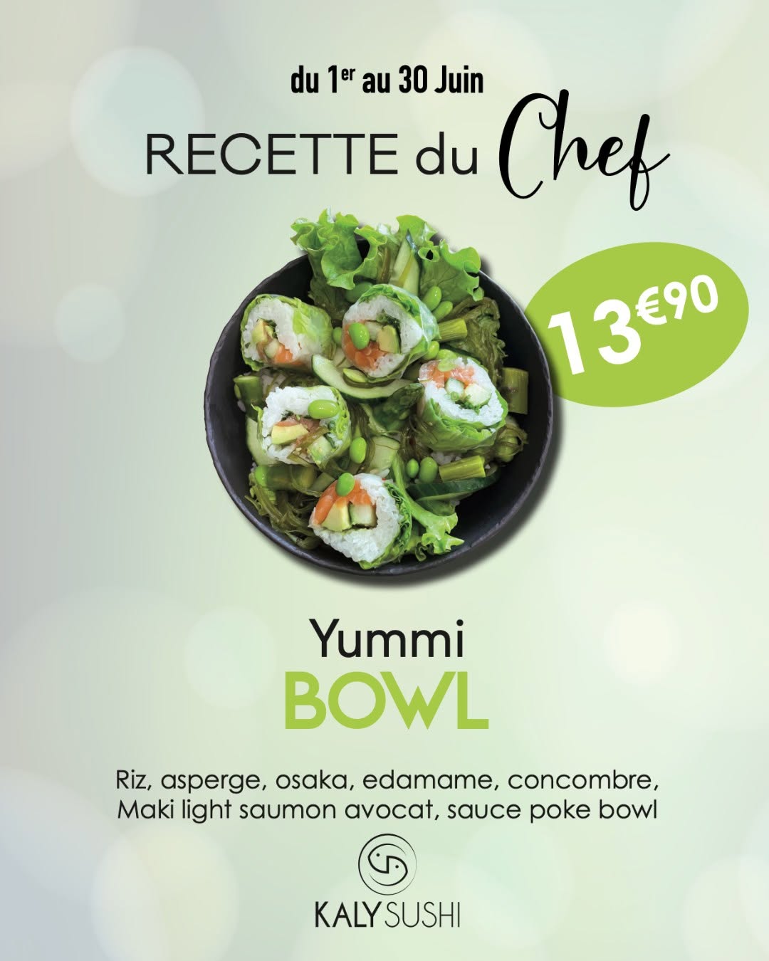 Kaly Sushi Lyon 7 sur Instagram