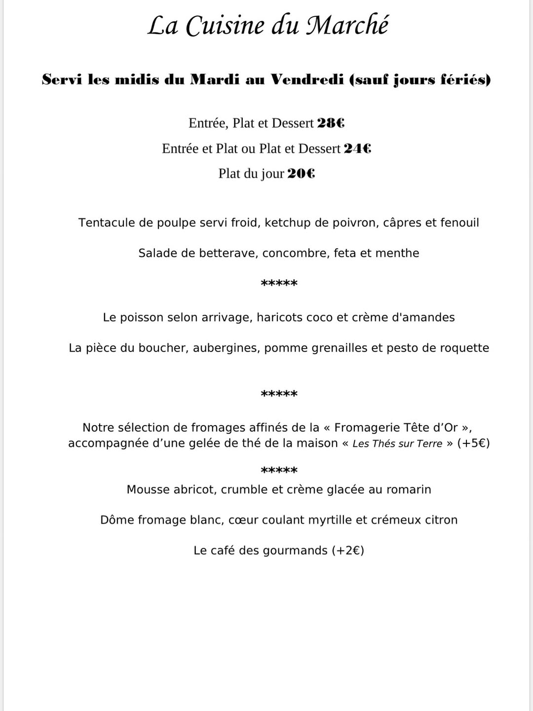 La Table d’Ambre sur Instagram