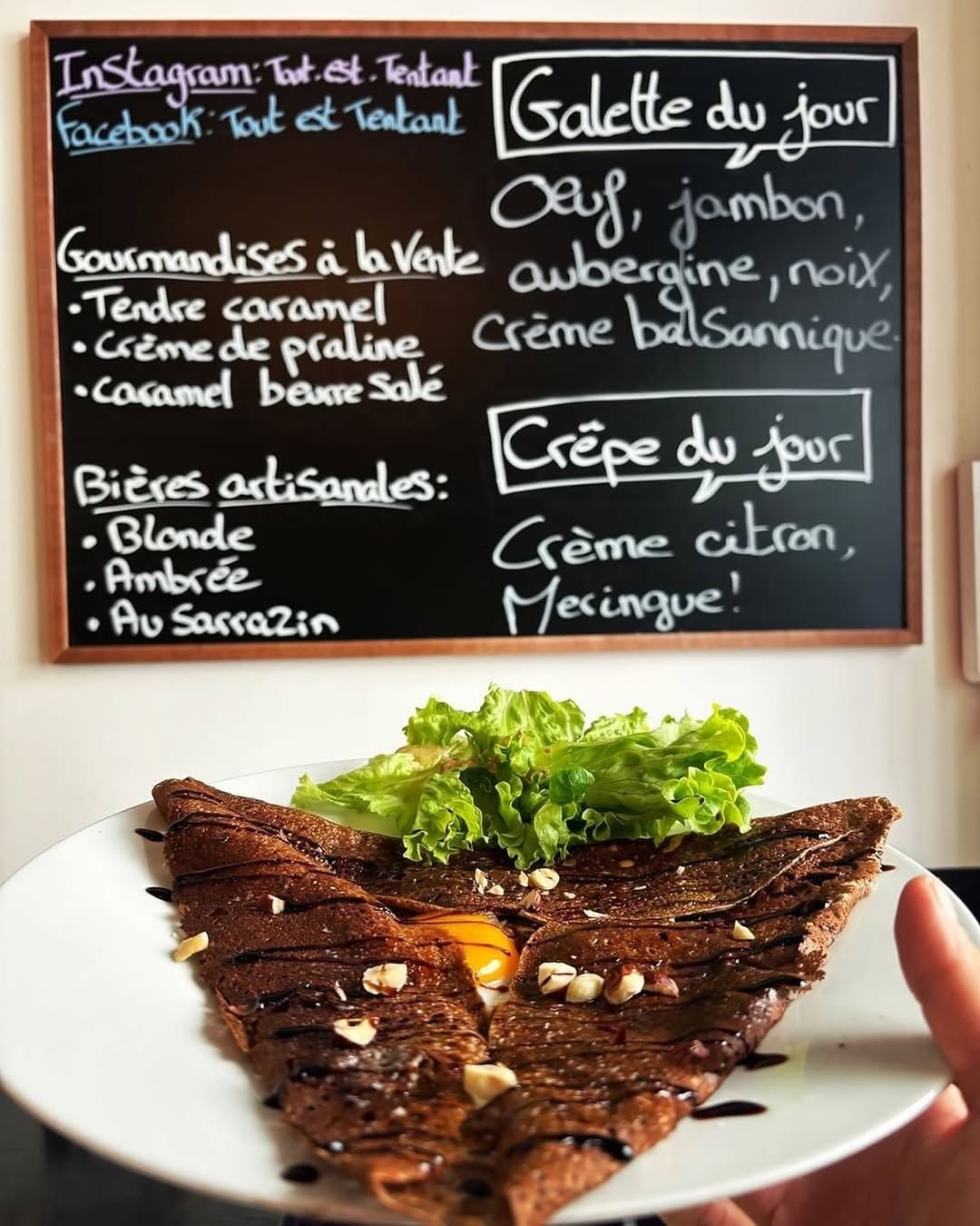 Crêperie sur Instagram