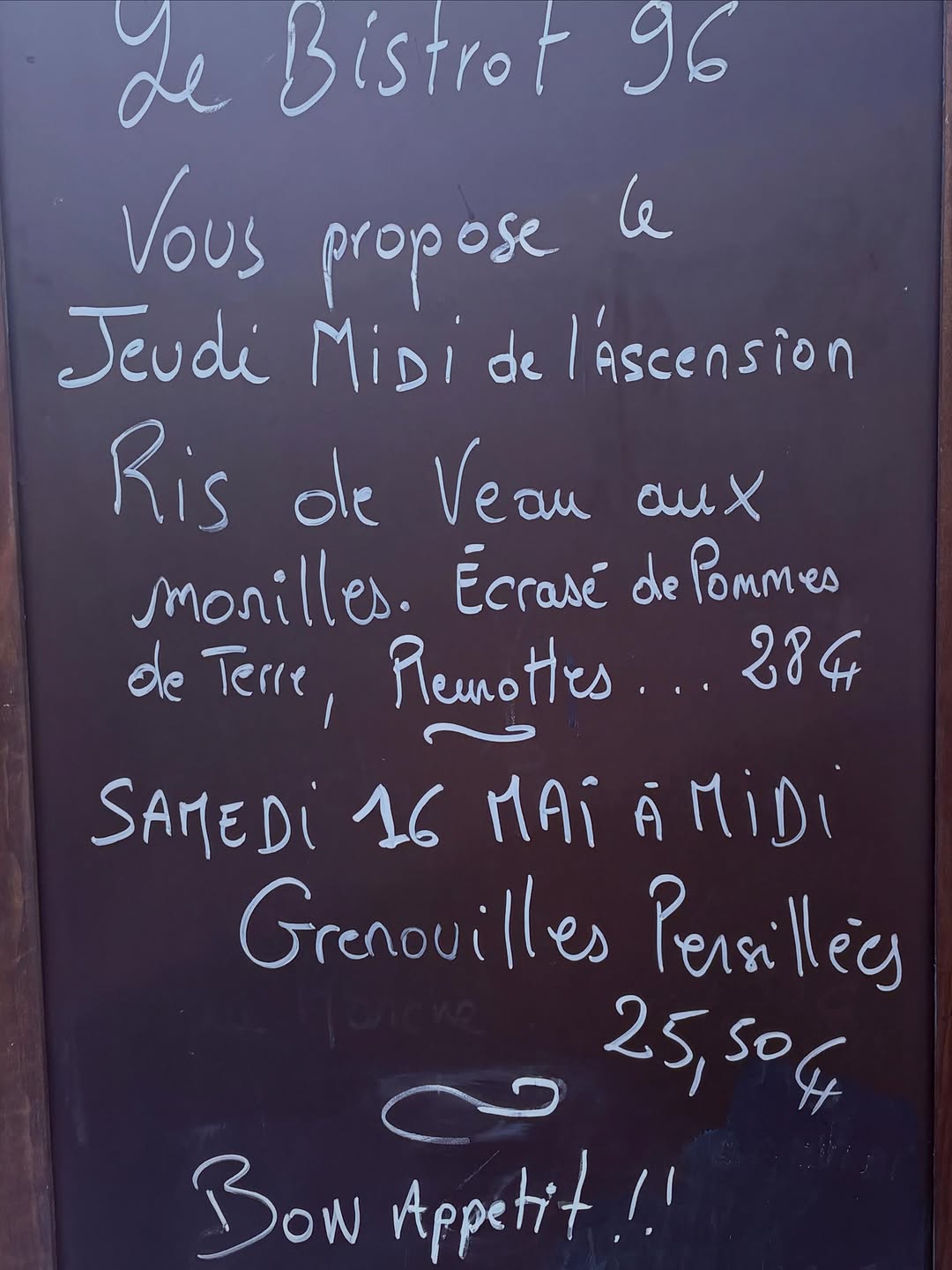 Bistrot 96 sur Instagram