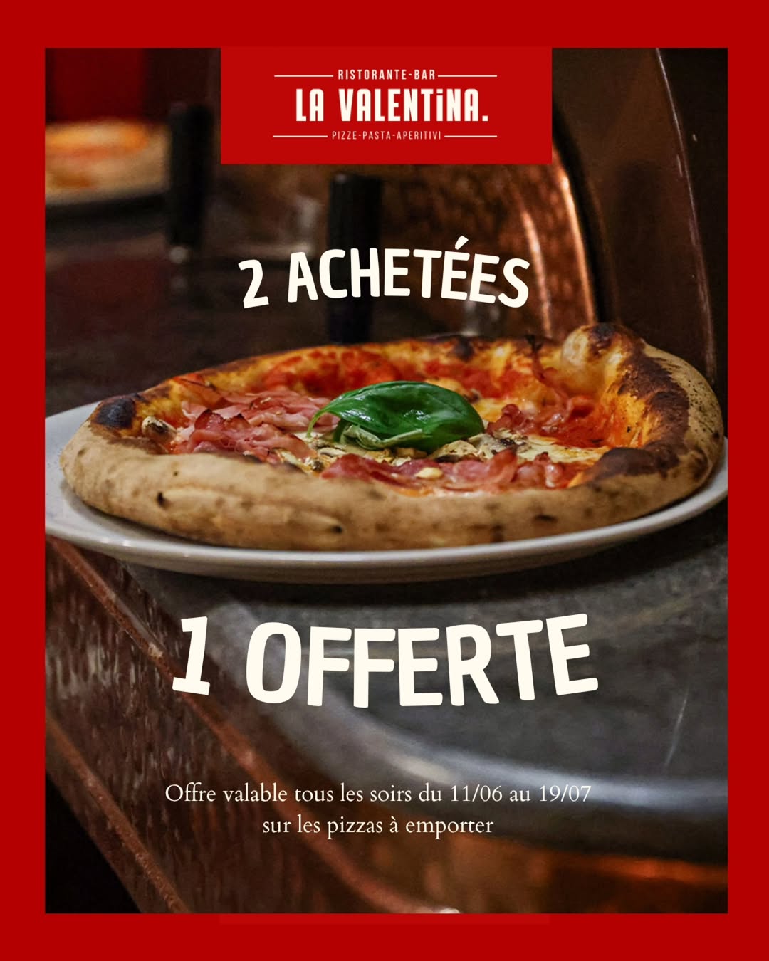 Valentina – Pizzeria et Restaurant Italien à Lyon 2 sur Instagram