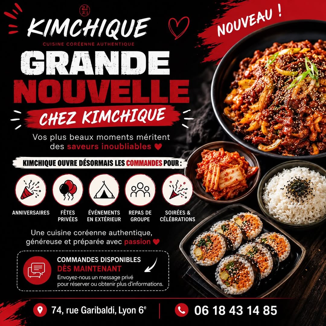 KIMCHIQUE (sur place ou à emporter) sur Instagram