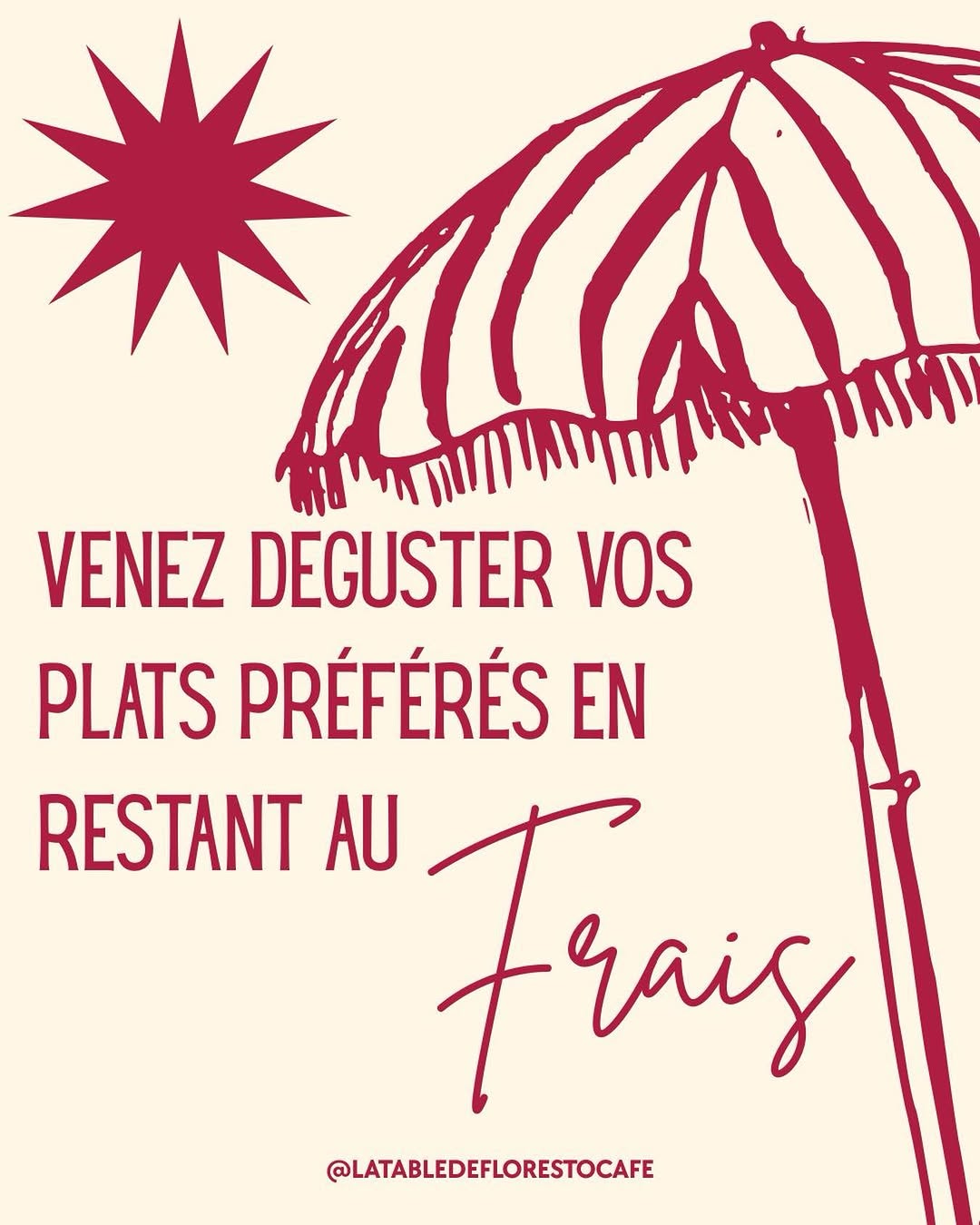 Restaurant Cafe La Table de Flo sur Instagram